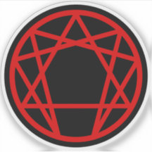 O Enneagrama (vermelho a preto)
