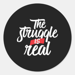 Adesivo O esforço é trabalho duro e convicção reais