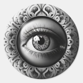 Adesivo O estilo "Eye Fornasetti"