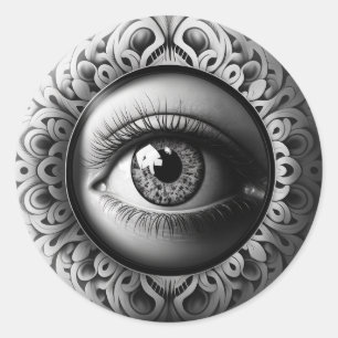 Adesivo O estilo "Eye Fornasetti"