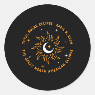Adesivo O Excelente Norte-Americano Total Solar Eclipse ab