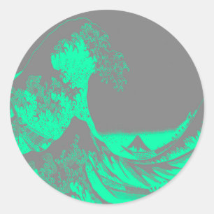 Adesivo O Excelente Wave Seafoam Green & Cinzas
