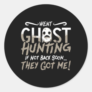 Adesivo O Fantasma Hunter Foi Caça Ao Fantasma.