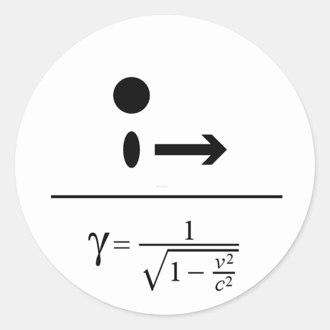 Adesivo O fator de Lorentz (Frente)
