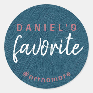 Adesivo O favorito Rosa Dourado favorito do Groom personal