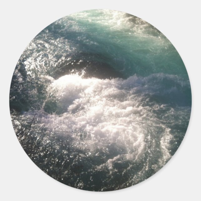 Adesivo O Feiticeiro Cai no Rio Metolius (Frente)