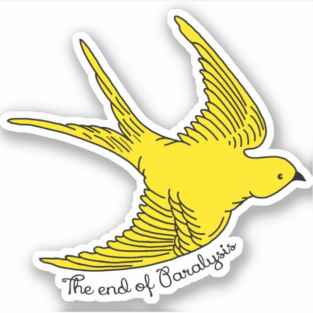 Adesivo O fim da paralisia (Frente)