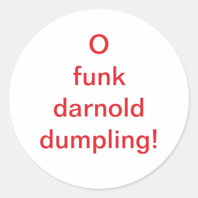 Adesivo O funk darnold idiota Hankamer Artjunkhaus (Frente)