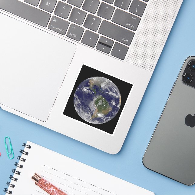 Adesivo O Furacão Sandy Na Costa Leste Dos Eua. (Notebook com iPhone)