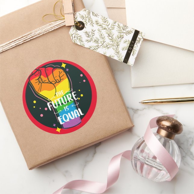 Adesivo O Futuro É Igual À Pressão (Presentear)