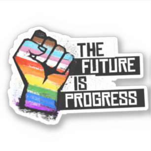 Adesivo O futuro é o progresso