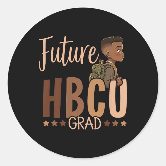 Adesivo O Futuro Hbcu Formando História Negra Formatação d (Frente)