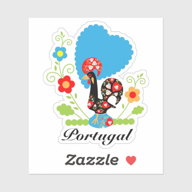 Adesivo O Galo Português (Folha)