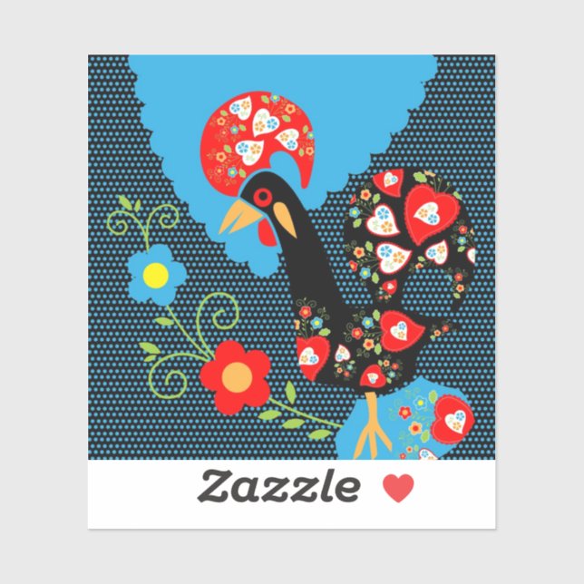 Adesivo O Galo Português (Folha)