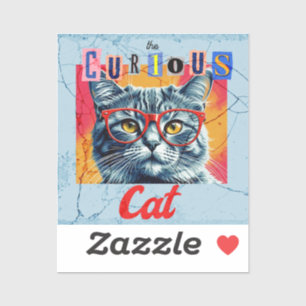 Adesivo O Gato Curioso