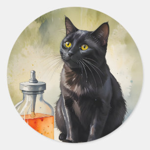 Adesivo O Gato do Alquimista