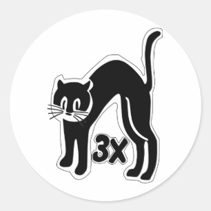 Adesivo o gato u48 cronometra 3
