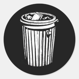 Adesivo O Gelado de Figurino do Dia das Bruxas Pode Trashc