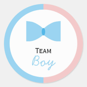 Adesivo O género cor-de-rosa azul do bloco da cor revela 