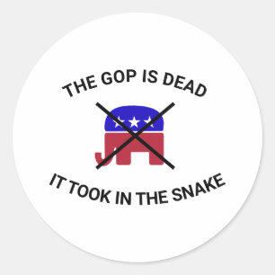 Adesivo O GOP é Morto T-Shirt