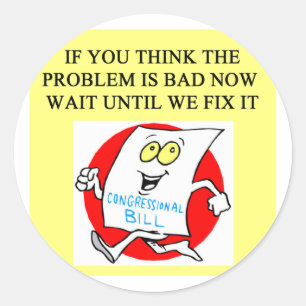 Adesivo o governo da política do congresso suga