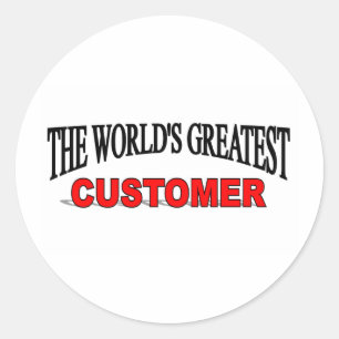 Adesivo O grande cliente do mundo