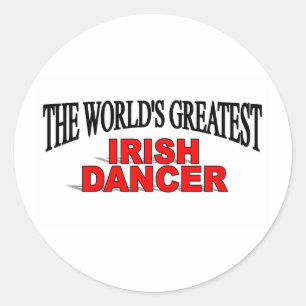 Adesivo O grande dançarino irlandês do mundo