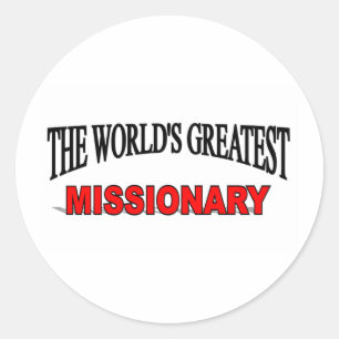 Adesivo O grande missionário do mundo