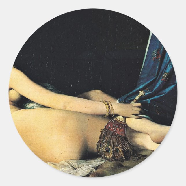 Adesivo O Grande Odalisque, Français La Grande Odalisque (Frente)
