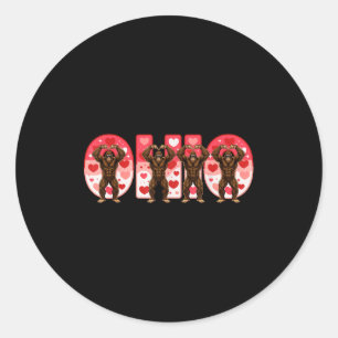 Adesivo O-h-i-o Bigfoot engraçado Ohio no Dia dos Namorado