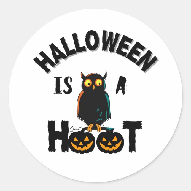 Adesivo O Halloween é um capuz só para rir (Frente)