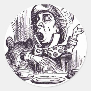 Adesivo O Hatter louco