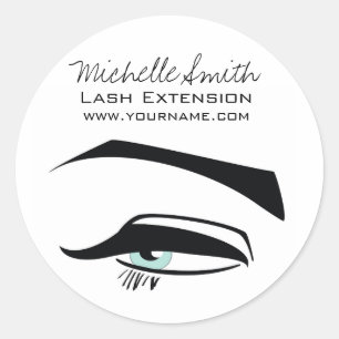 Adesivo O henna preto dos olhos azuis do Eyeliner compo o