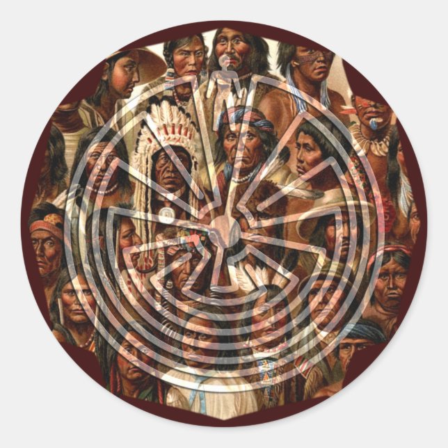 Adesivo O Homem no Maze - estilo popular (Frente)