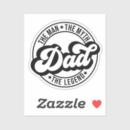 Adesivo O homem, o mito, a lenda, o pai, o pai, o pai,