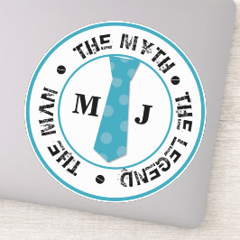 Adesivo O homem o mito da legenda nome personalizado