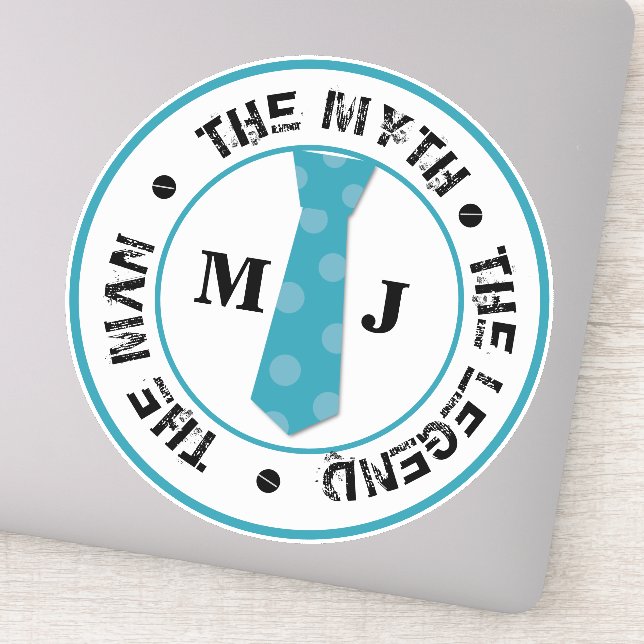 Adesivo O homem o mito da legenda nome personalizado (Detalhe)