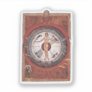 Adesivo O Homem Universal - Hildegard von Bingen