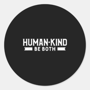 Adesivo O Humano Seja Ambas Uma Inspiração Motivacional Bo