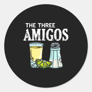 Adesivo O humor do partido de três Limões Amigos Tequila