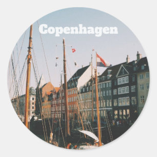 Adesivo O icônico Nyhavn, Copenhague, Dinamarca