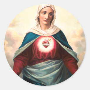 Adesivo O Imaculado Coração de Maria