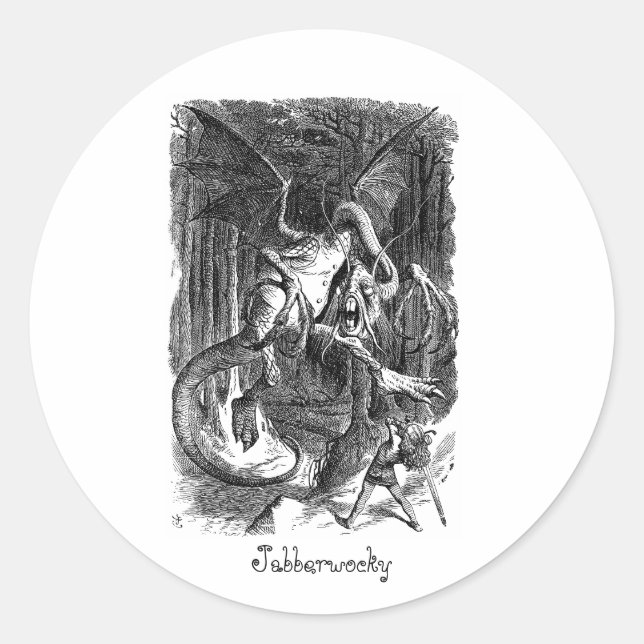 Adesivo O Jabberwocky (Frente)