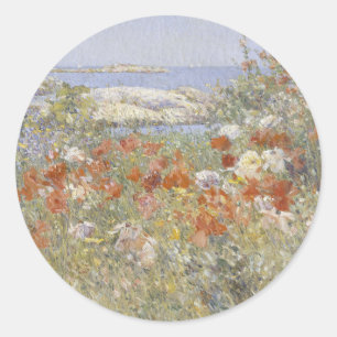 Adesivo O jardim de Celia Thaxter por Childe Hassam