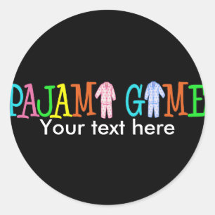Adesivo O jogo do pijama personaliza-o!