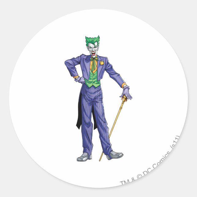Adesivo O Joker se posiciona com Cane (Frente)