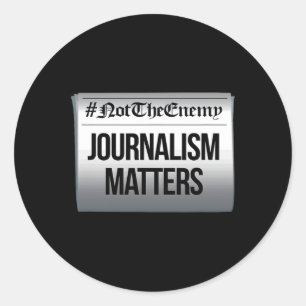 Adesivo O Jornalismo Não É O Inimigo Anti-Trump Resis