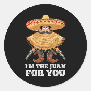 Adesivo O juan para divertida fiesta mexicana cinco de may