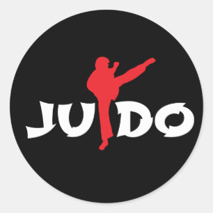 Adesivo O judo retrocede artes marciais Kung Fu Japão -