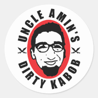 Adesivo O Kabob Sticker Branco do Tio Amin